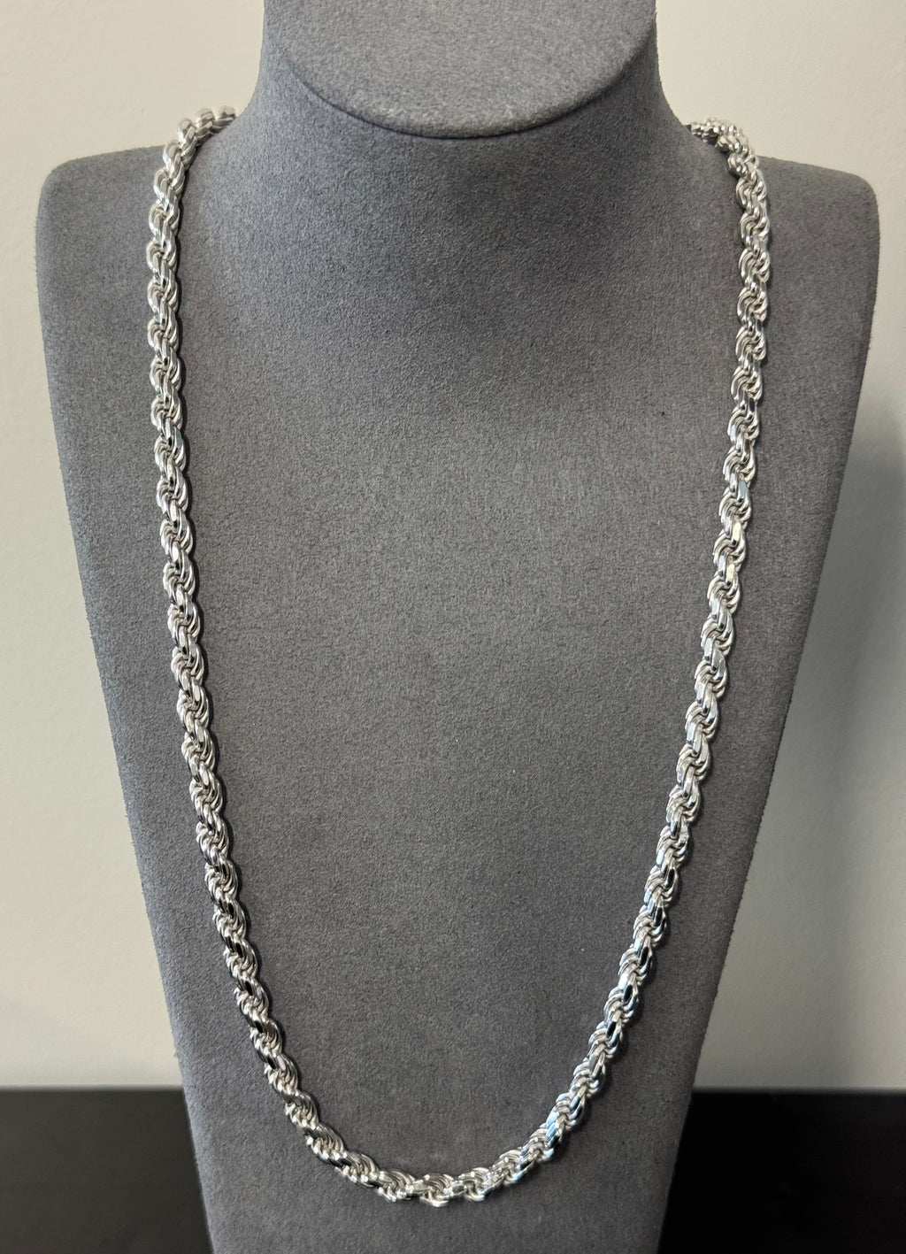 925 Sterling Silver Rope Chain