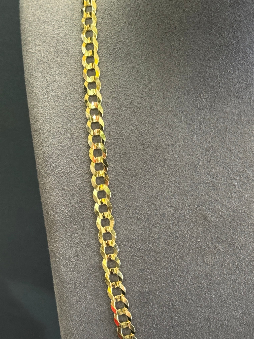 14K Gold Solid Cuban Chain
