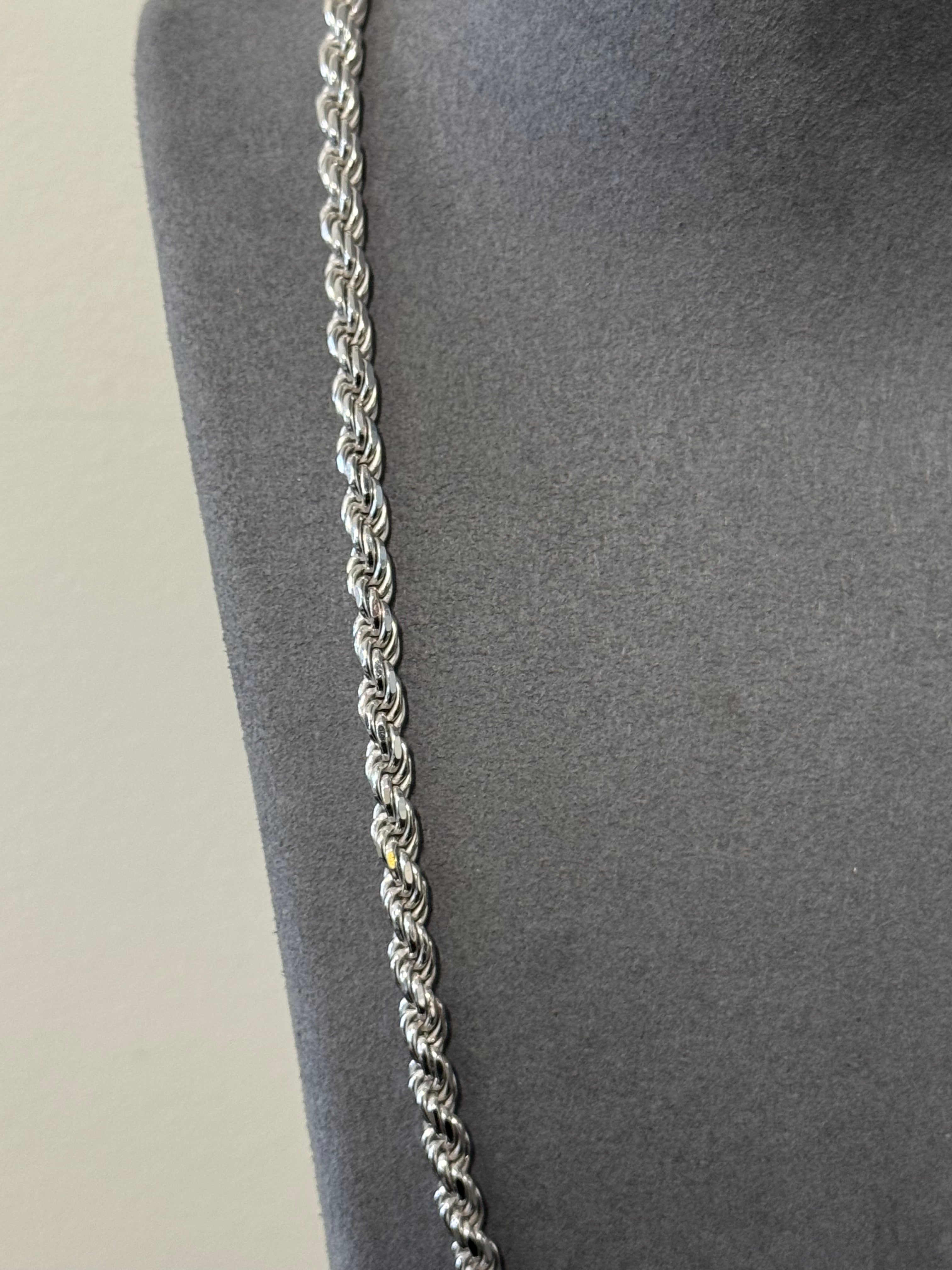 925 Sterling Silver Rope Chain