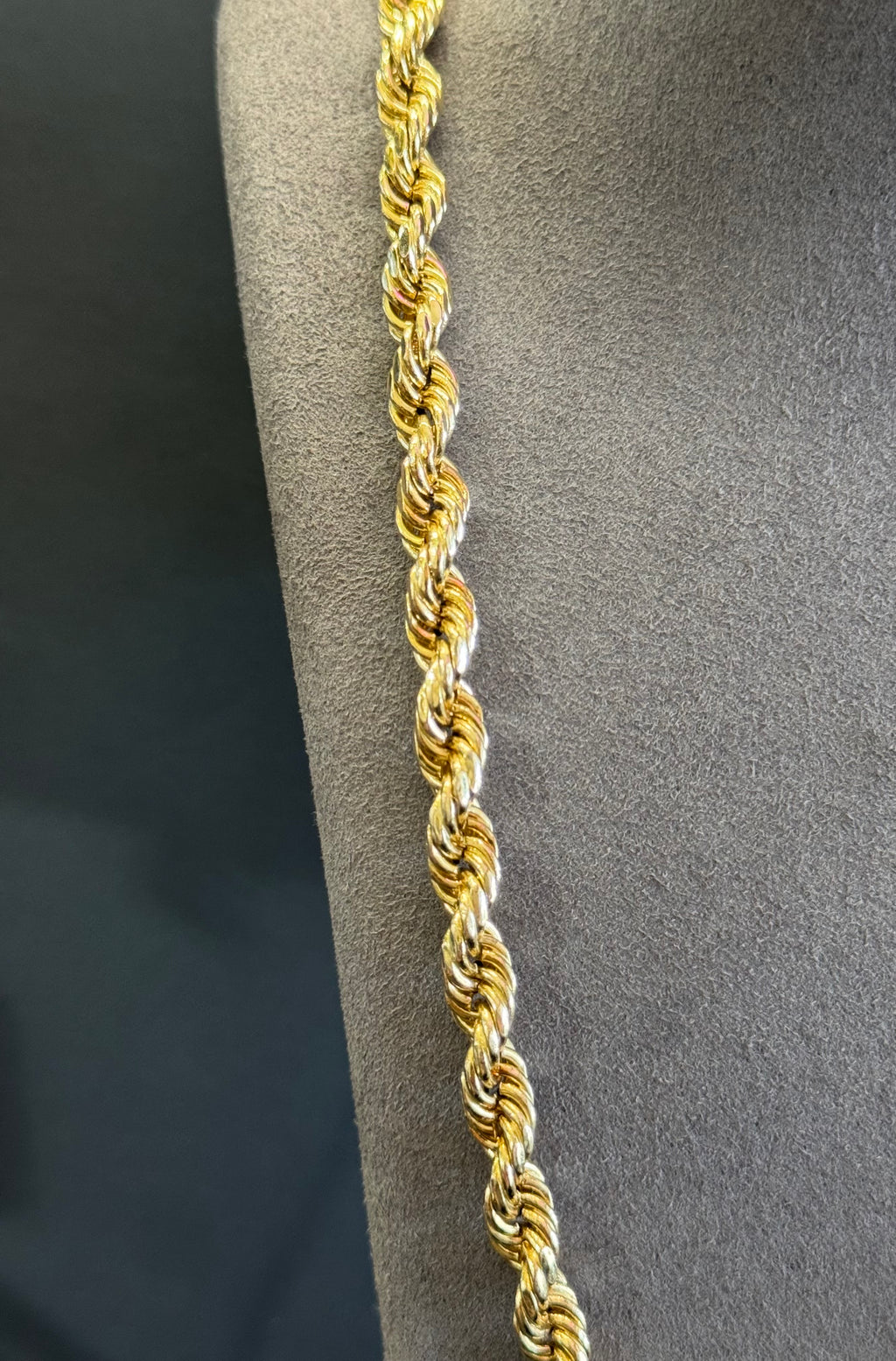 14K Gold Hollow Rope Chain