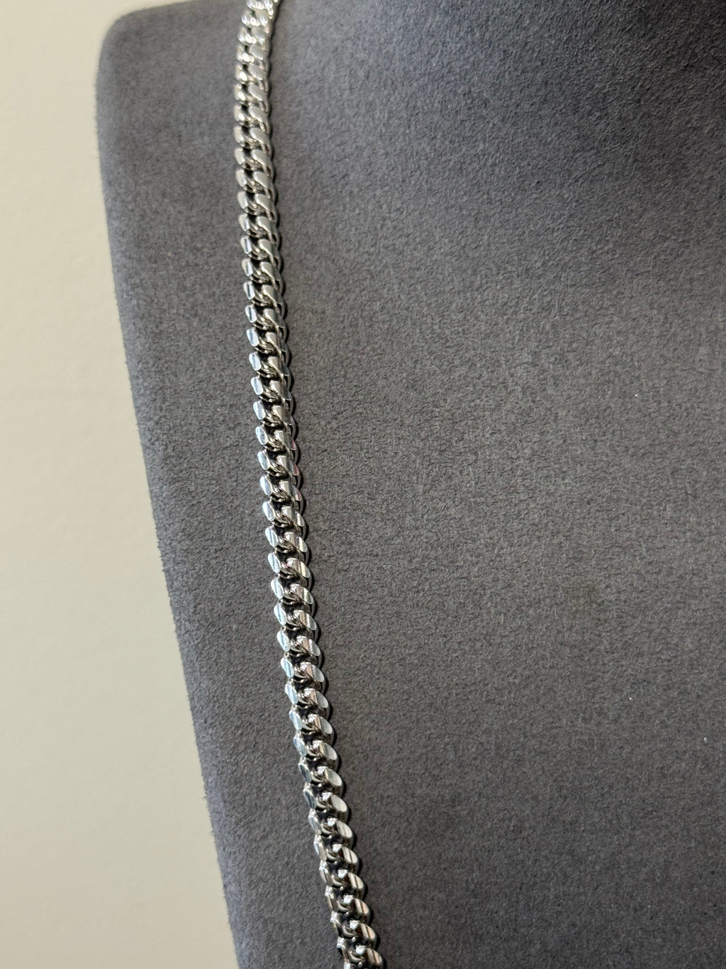 925 Sterling Silver Solid Miami Cuban Chain
