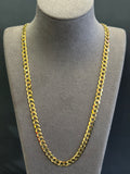 14K Gold Solid Cuban Chain