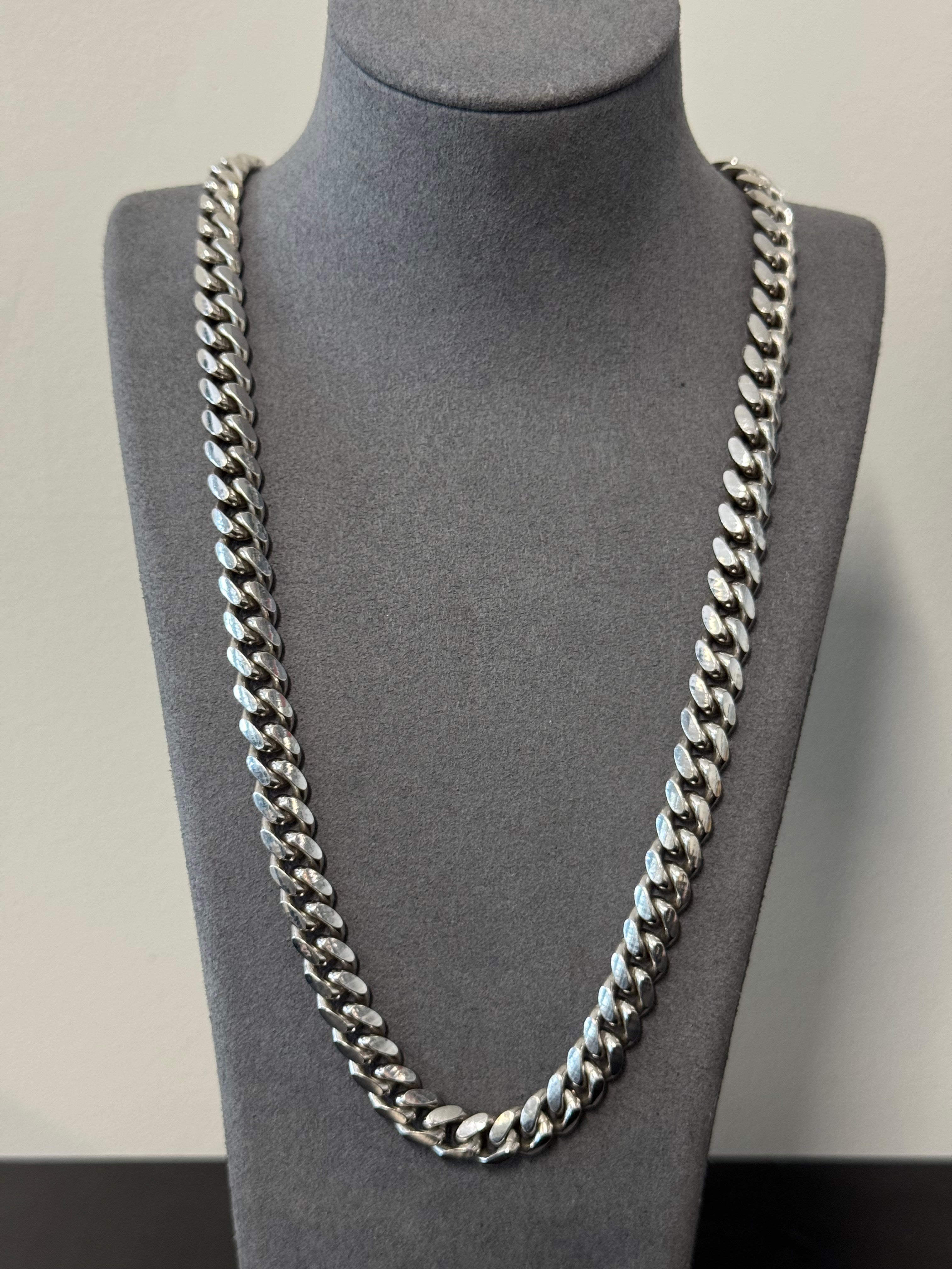 925 Sterling Silver Solid Miami Cuban