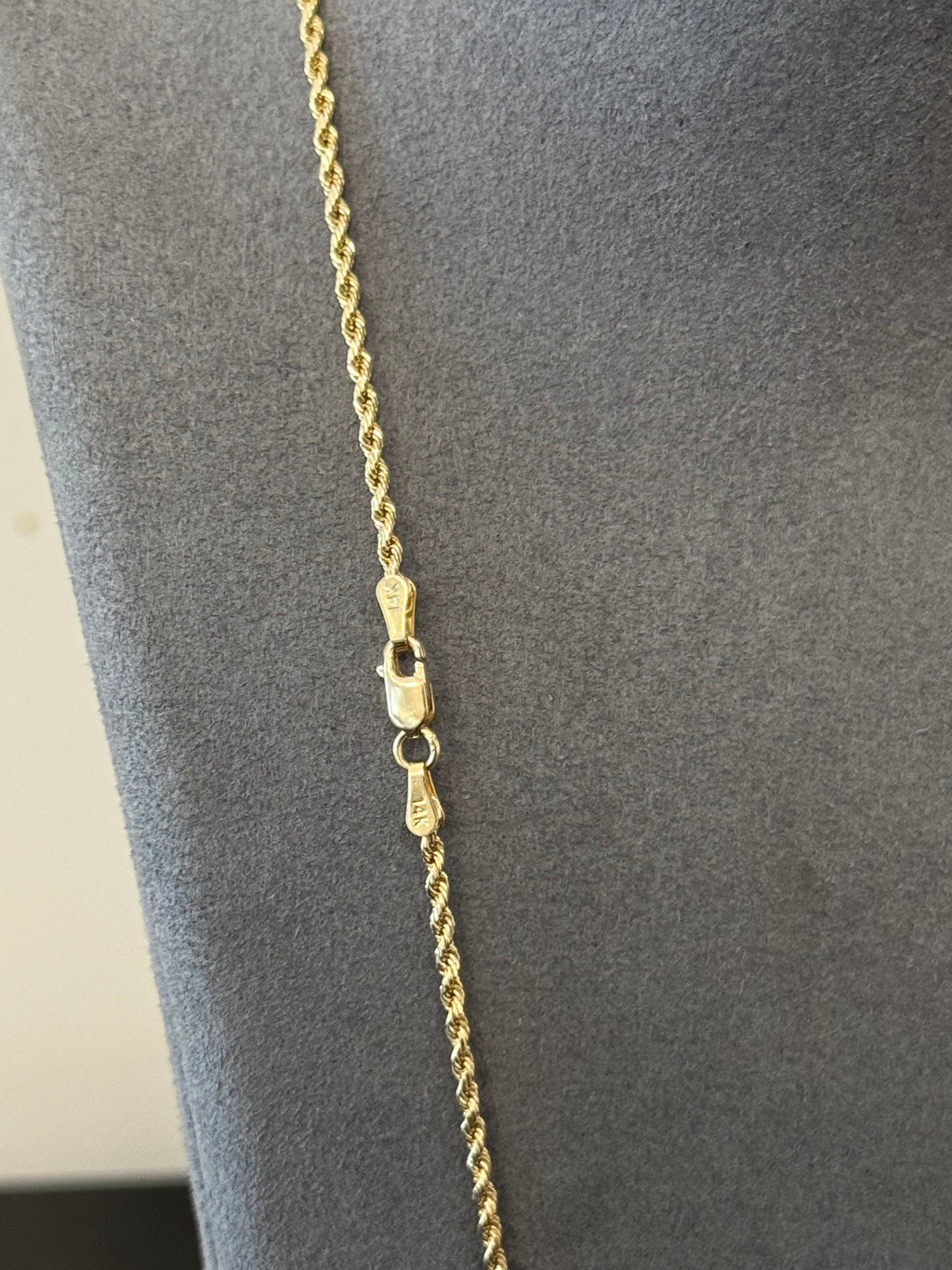 14K Hollow Gold Rope Chain